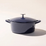 Round Enameled Cast Iron Dutch Oven 5.5 QT - Harbour Blue